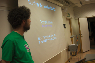 How to surf the web with TOR presentation at FSCONS