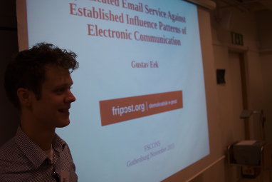 Gustav Ek presentes fripost at fscons